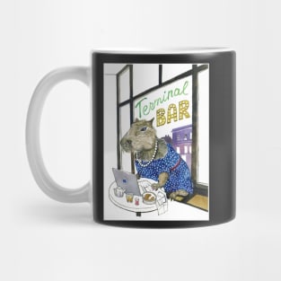 Capybara at the cafe Mug